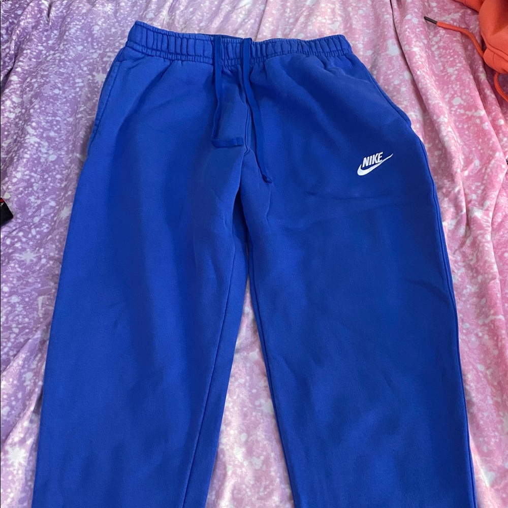 Nike Royal Blue Joggers club fleece